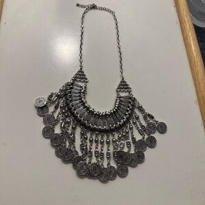Turkish Style Dangle Boho Bib Necklace